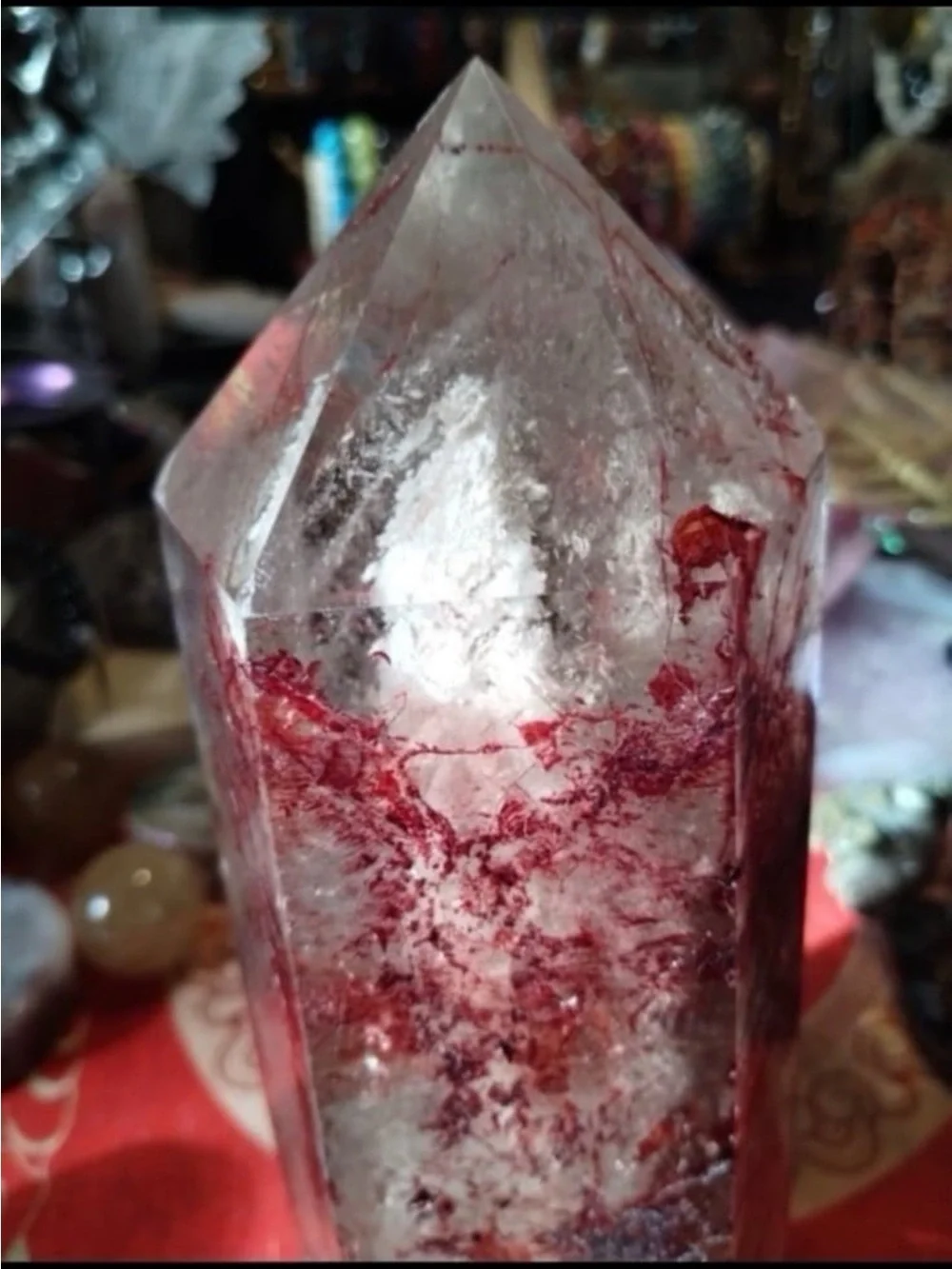 Harlequin Quartz Tower HQ RARE STUNNING